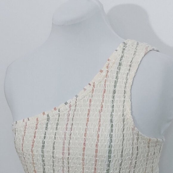 NWT AEO Striped one shoulder boho festival western top - Picture 4 of 14